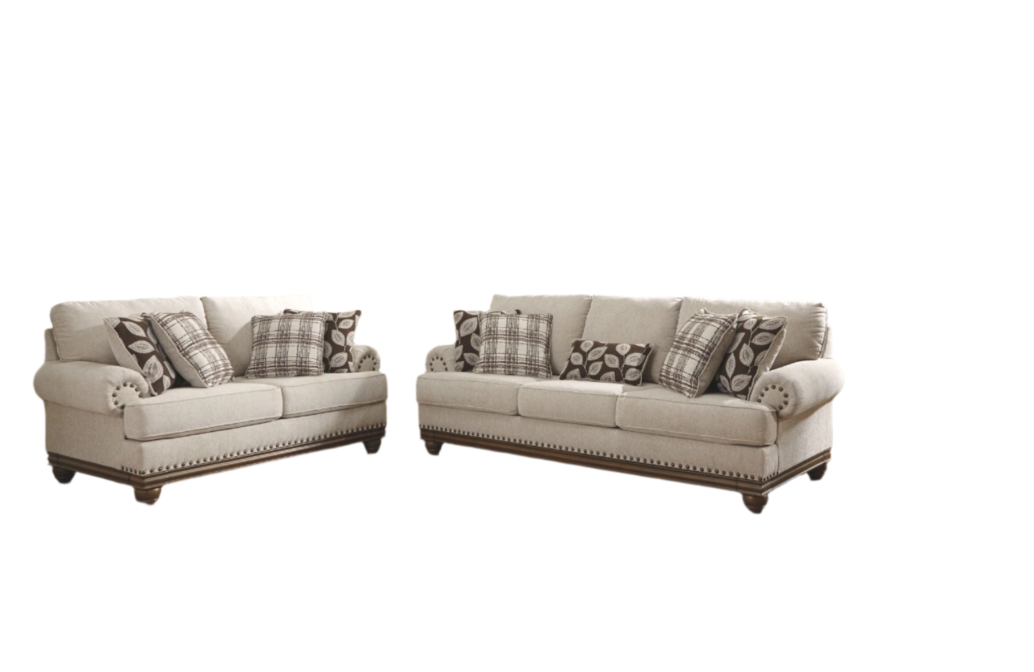 Harleson Wheat Sofa and Loveseat