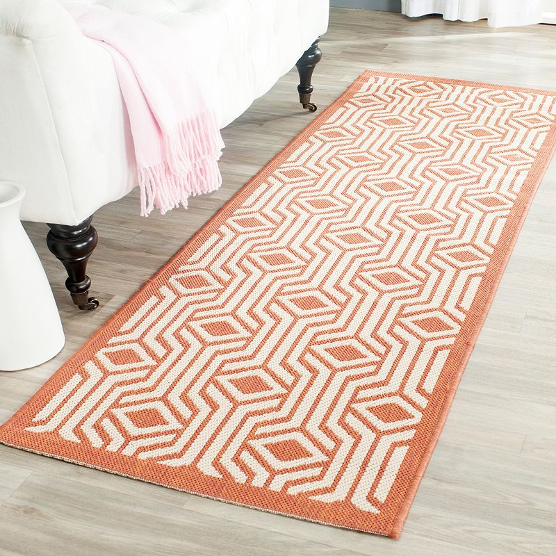 Safavieh Courtyard Diamond Geometric Indoor Outdoor Rug