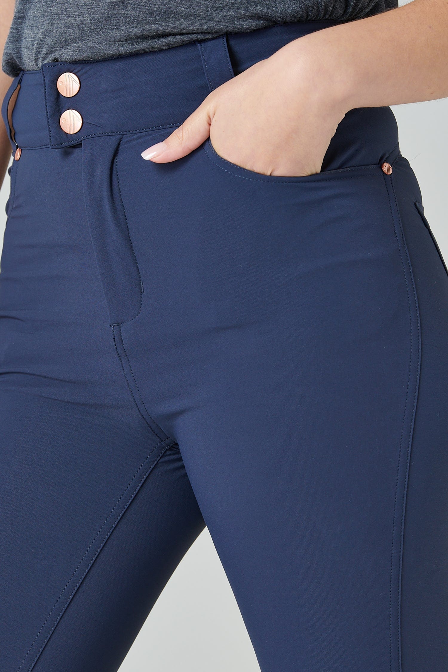 The Shape Skinny Outdoor Trousers - Deep Navy