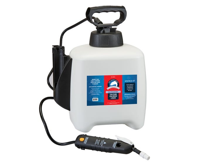 Bare Ground Deluxe system with pump sprayer and 1 gallon of Bolt Calcium Chloride Liquid Deicer - BGBDS-1C