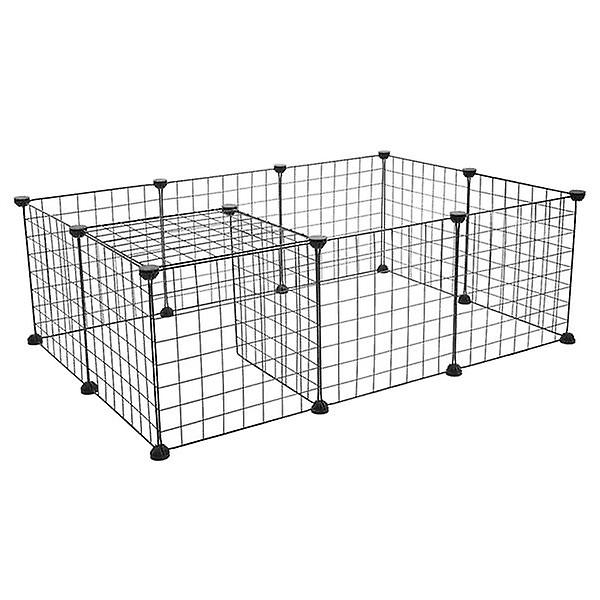 Pet Playpen， Small Animal Cage Indoor Portable Metal Wire Yard Fence For Small Animals， Guinea Pigs， Rabbits Kennel Crate Fence Tent 64633
