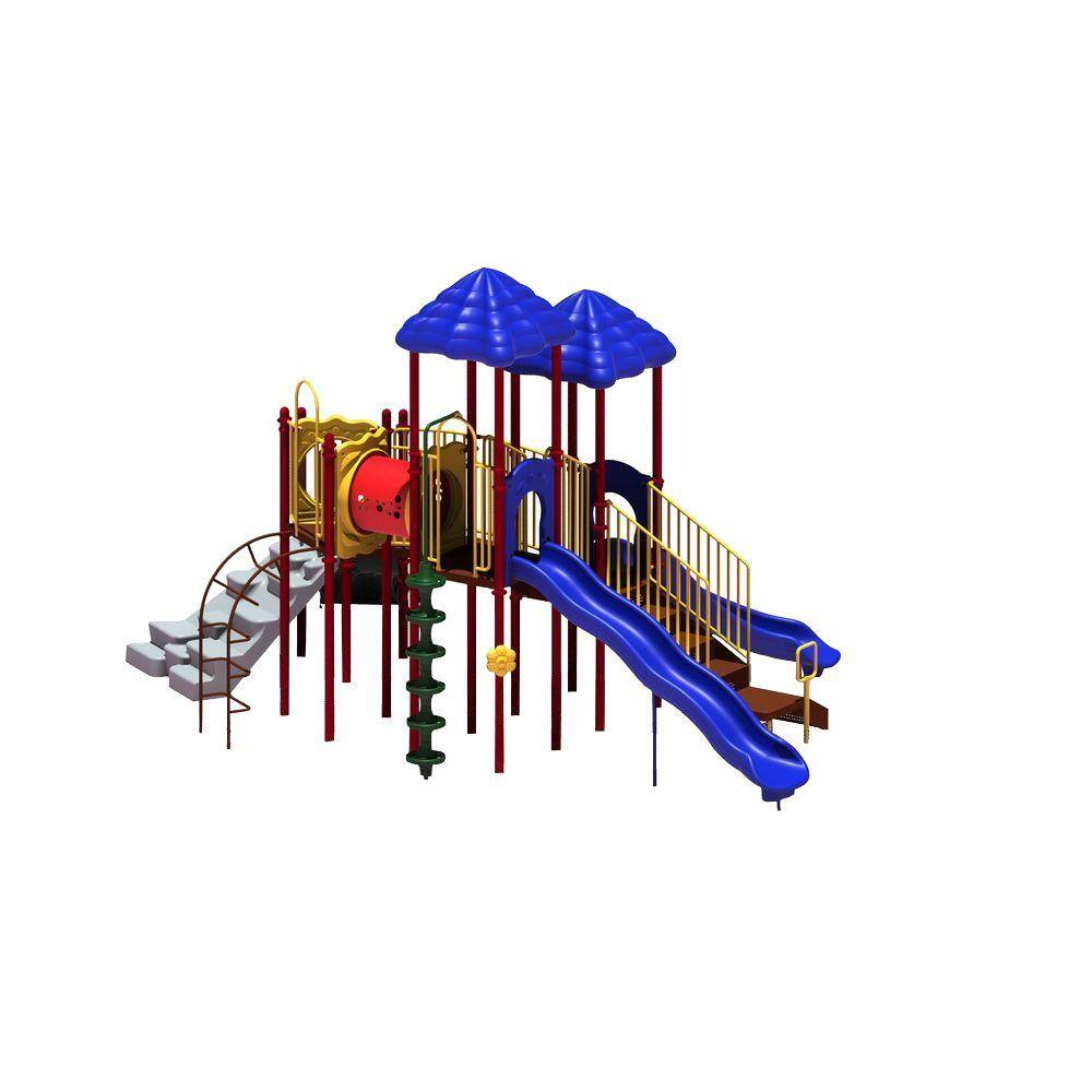 Ultra Play UPlay Today Clingman's Dome (Playful) Commercial Playset with Ground Spike UPLAY-016-P