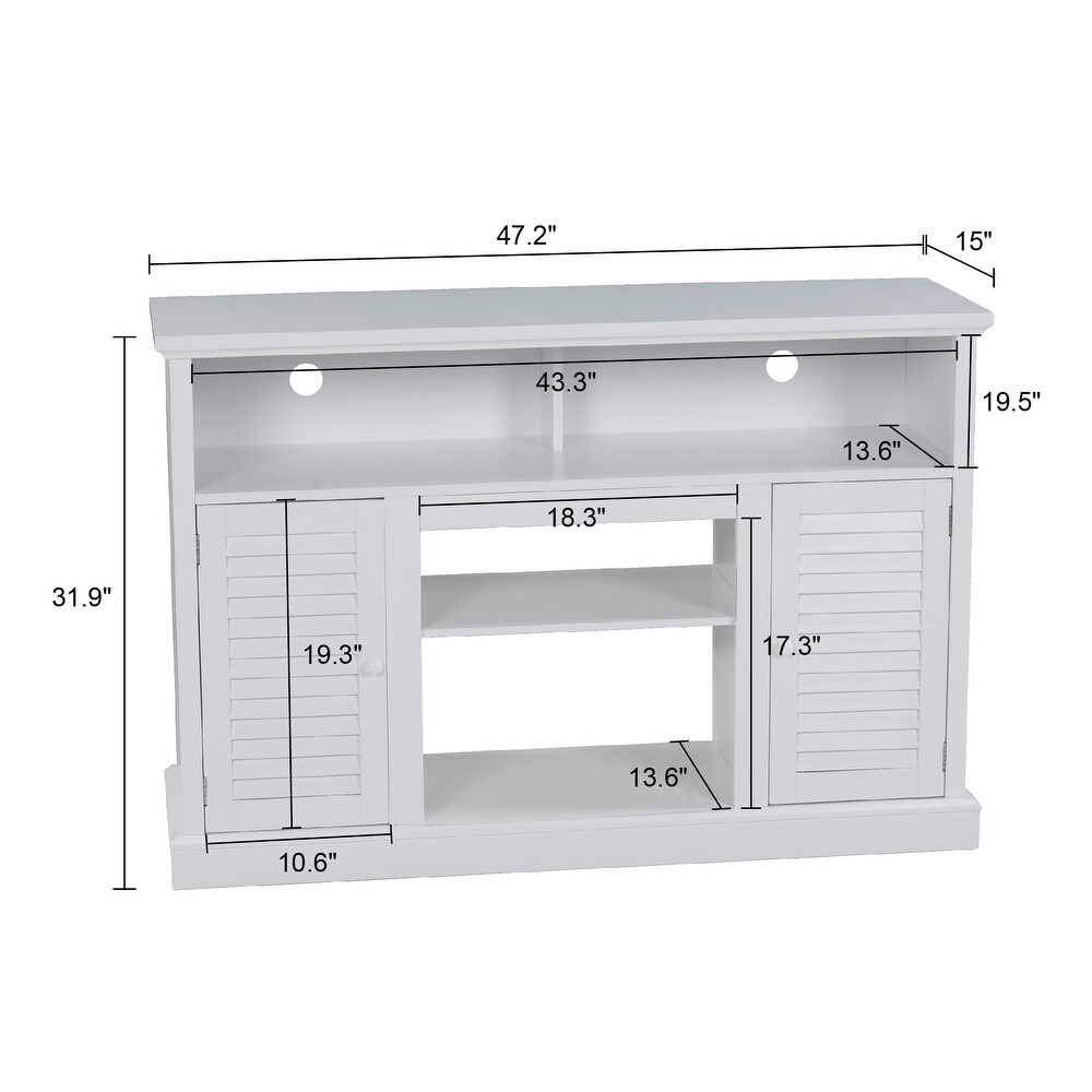 Sophia   William 48 Inch 2  Door Wooden Cabinet TV Stand