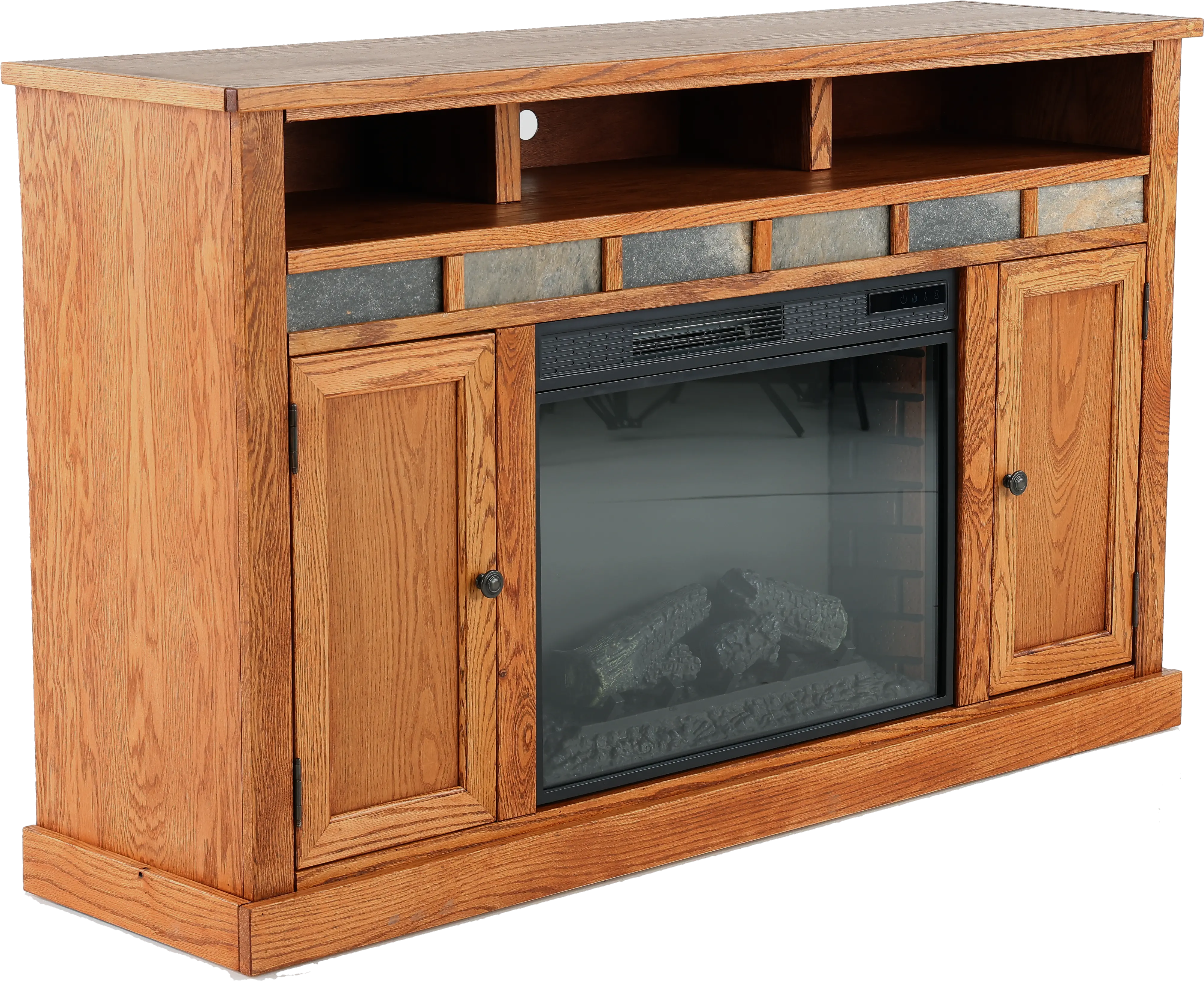 Oak Creek 62 Fireplace TV Stand