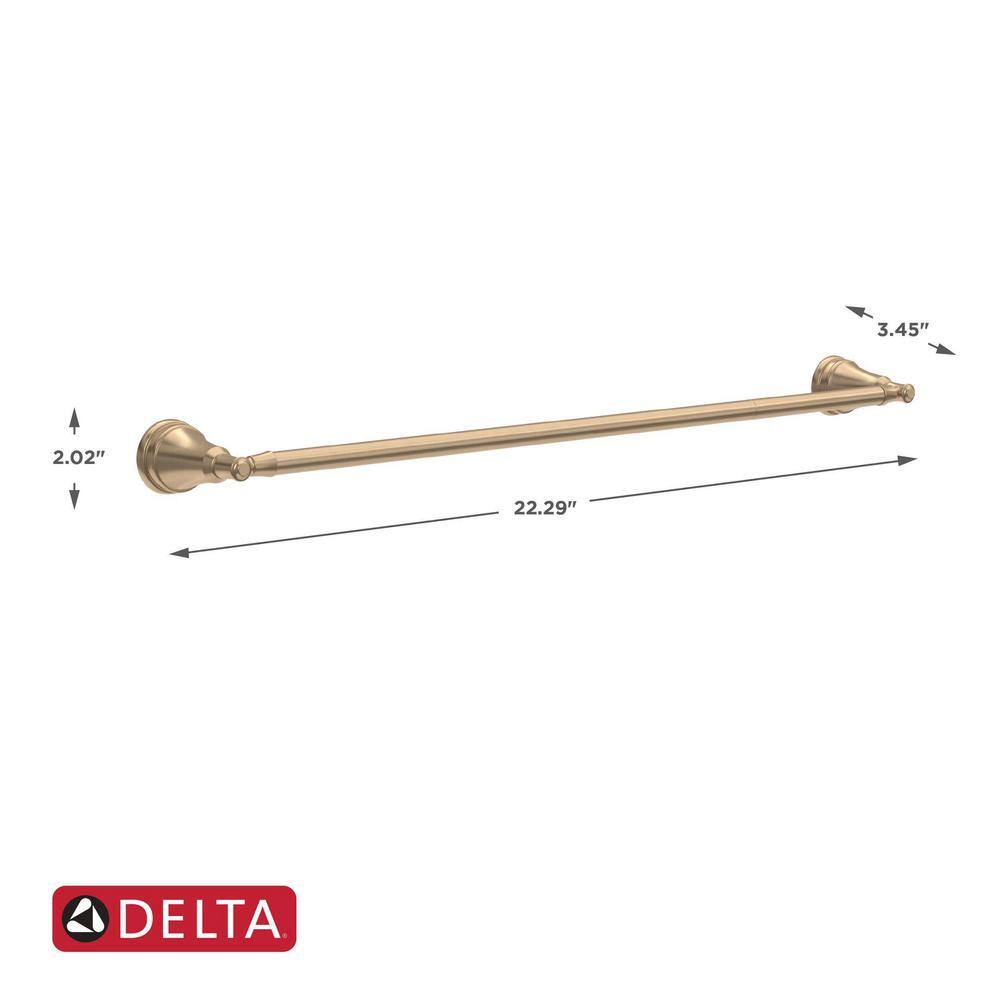 Delta Mylan 18 in. Towel Bar with 6 in. Extender in Champagne Bronze MYN18-CZ