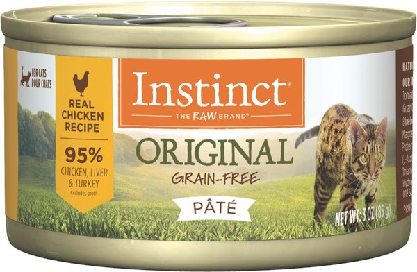 Instinct Original Grain-Free Pate Real Chicken Recipe Wet Canned Cat Food