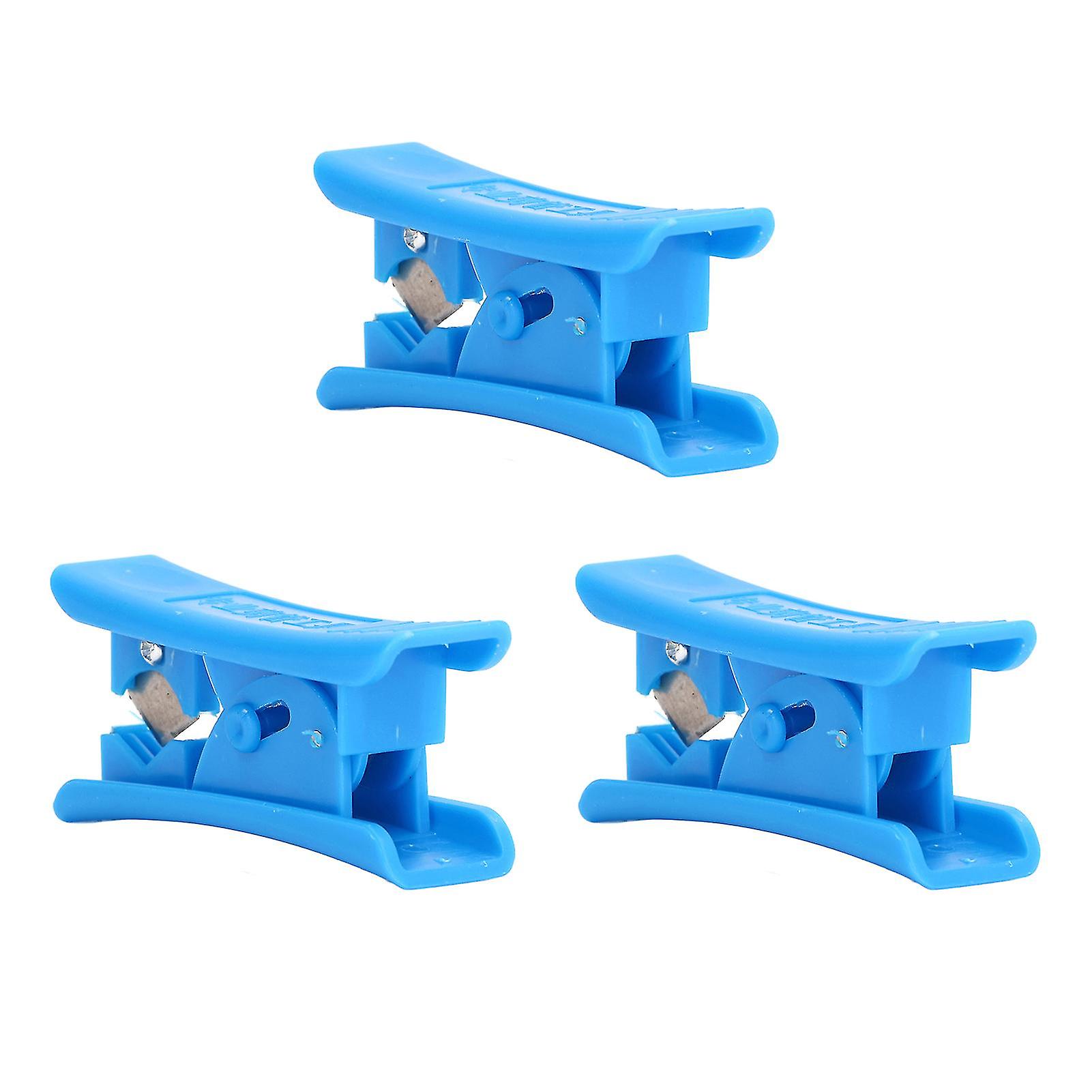 3PCS PTFE Tube Cutter Self Standing Type Stainless Steel Hose Cutting Tool for 3D Printer