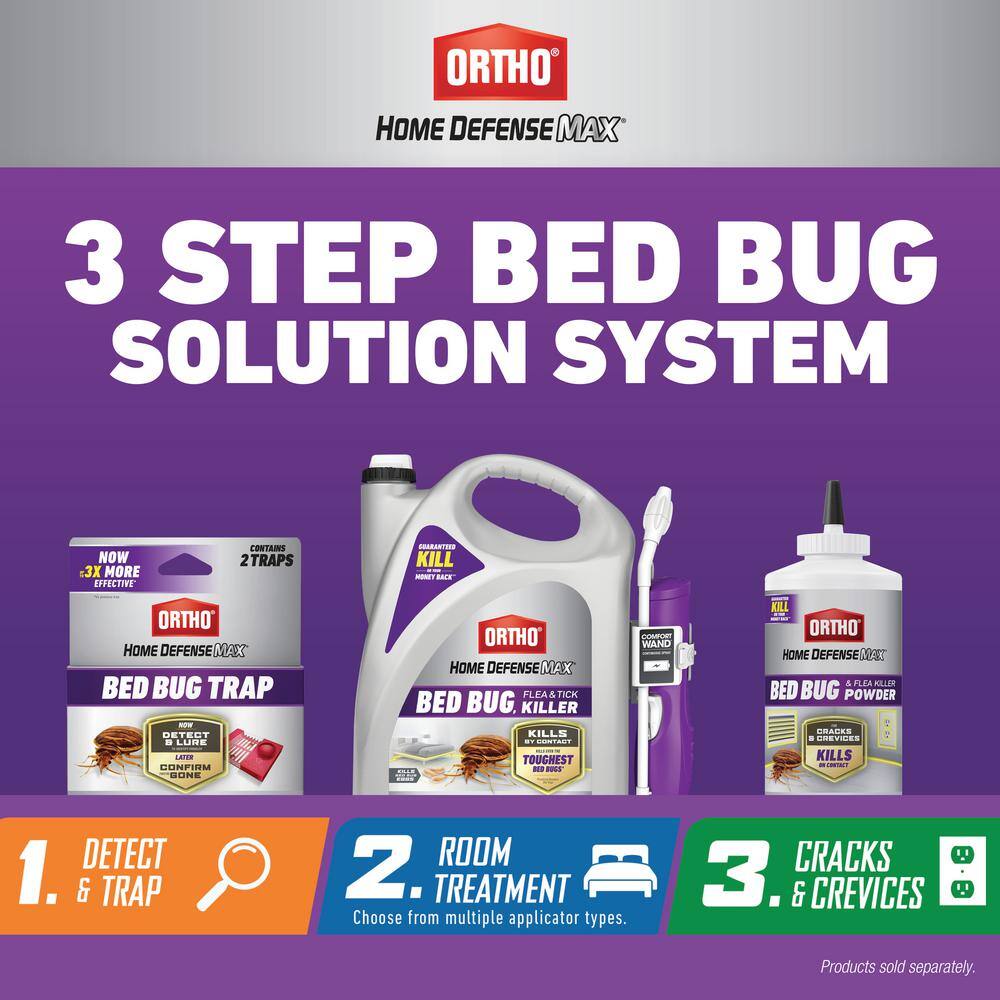 Ortho Home Defense Max 1 Gal. Bed Bug Flea and Tick Killer with Comfort Wand 021271005