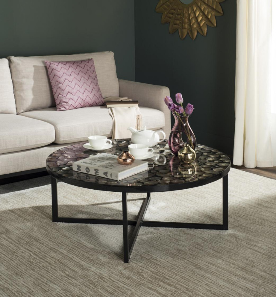 Lacy Coffee Table Grey Pattern   Modern   Coffee Tables   by Virgil Stanis Design  Houzz