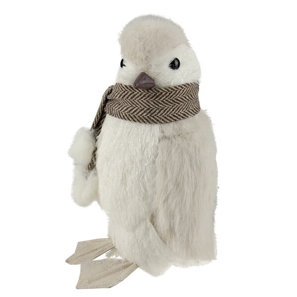 Sisal Penguin with Scarf Christmas Figure