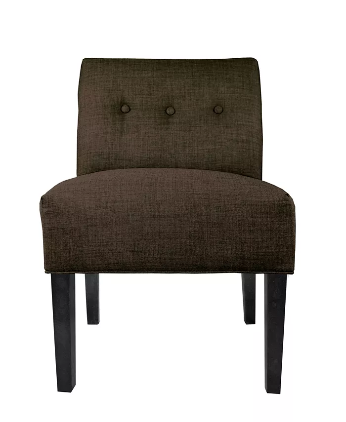 MJL Furniture Designs Samantha Button Tufted Upholstered Accent Chair