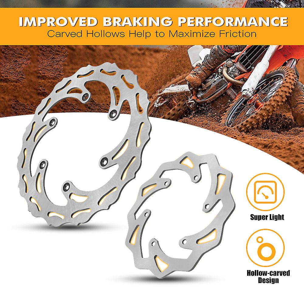 Born Pretty Motorcycle Front Rear Brake Disc Rotor For Husqvarna Fe Te Fc Tc Tx Fx 125 150 200 250 300 350 400 450 500 501 For Husaberg