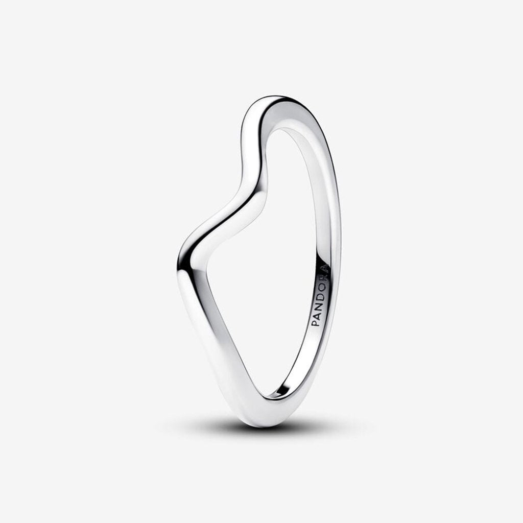 PANDORA  Polished Wave Ring - Sterling Silver