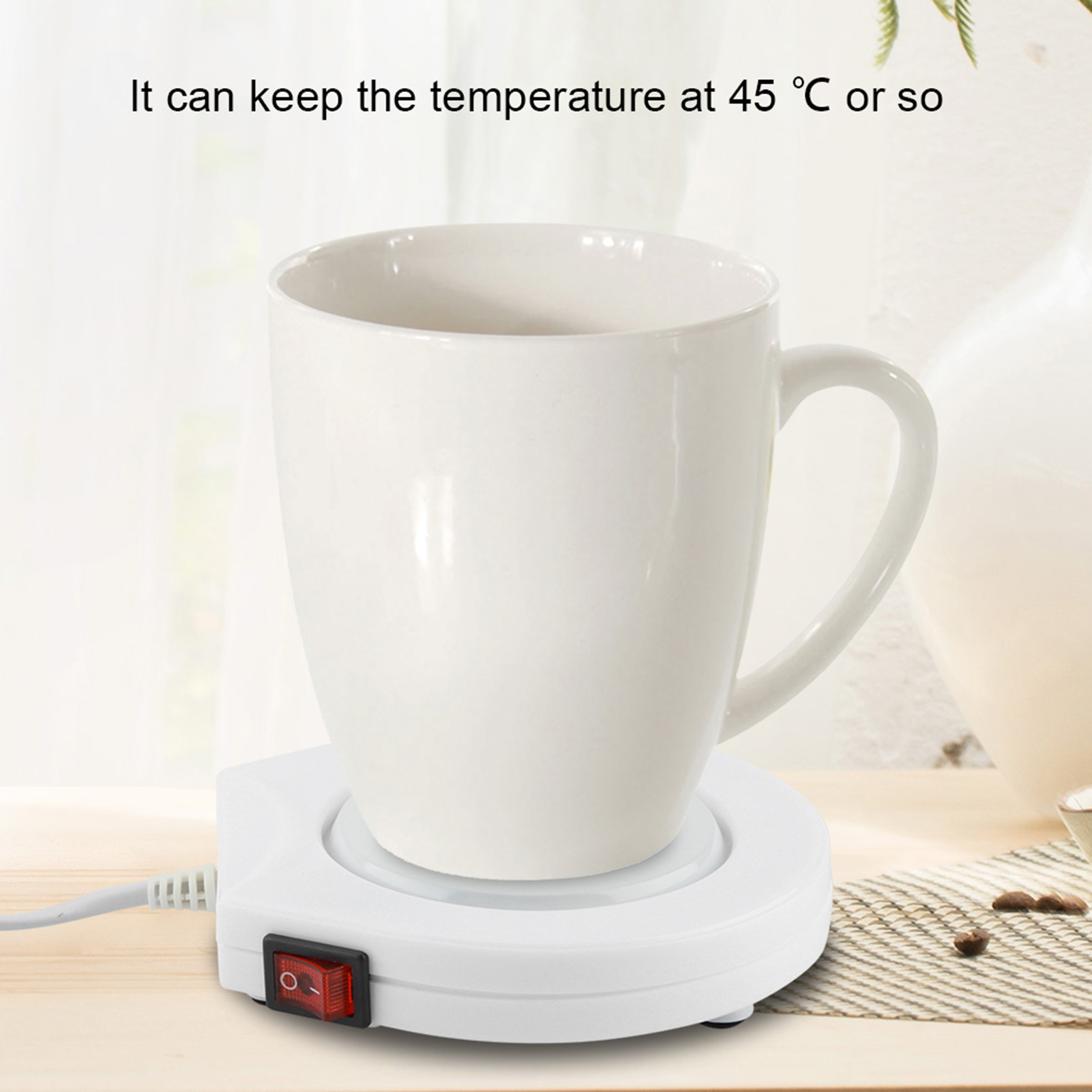 Durable Office Cup Heater， Electronic Coffee Cup Heater， Easy To Use Bedroom Living Room For Office Home