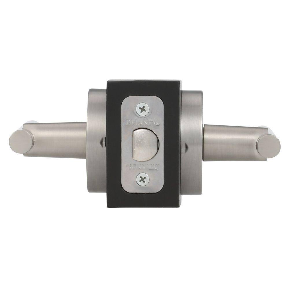 DELANEY HARDWARE Contemporary Collection Cira Satin Nickel HallCloset Door Handle 350511