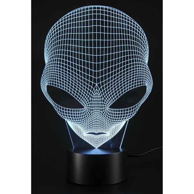 Link 3d Alien Lighting Laser Cut Precision Multi Colored Led Night Light Lamp Great For Bedrooms Dorms Dens Offices And More