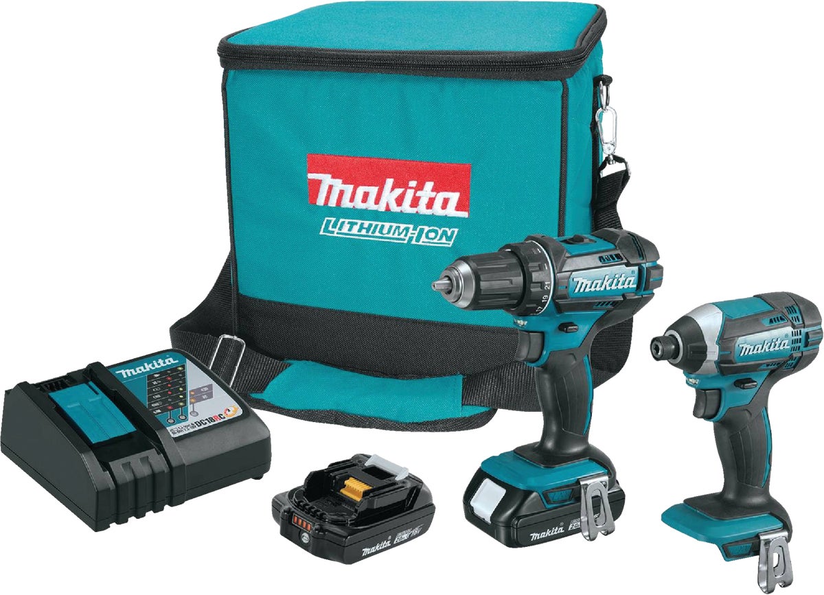 Makita 18V LXT Li-Ion Drillamp Impact Cordless Tool Combo Kit