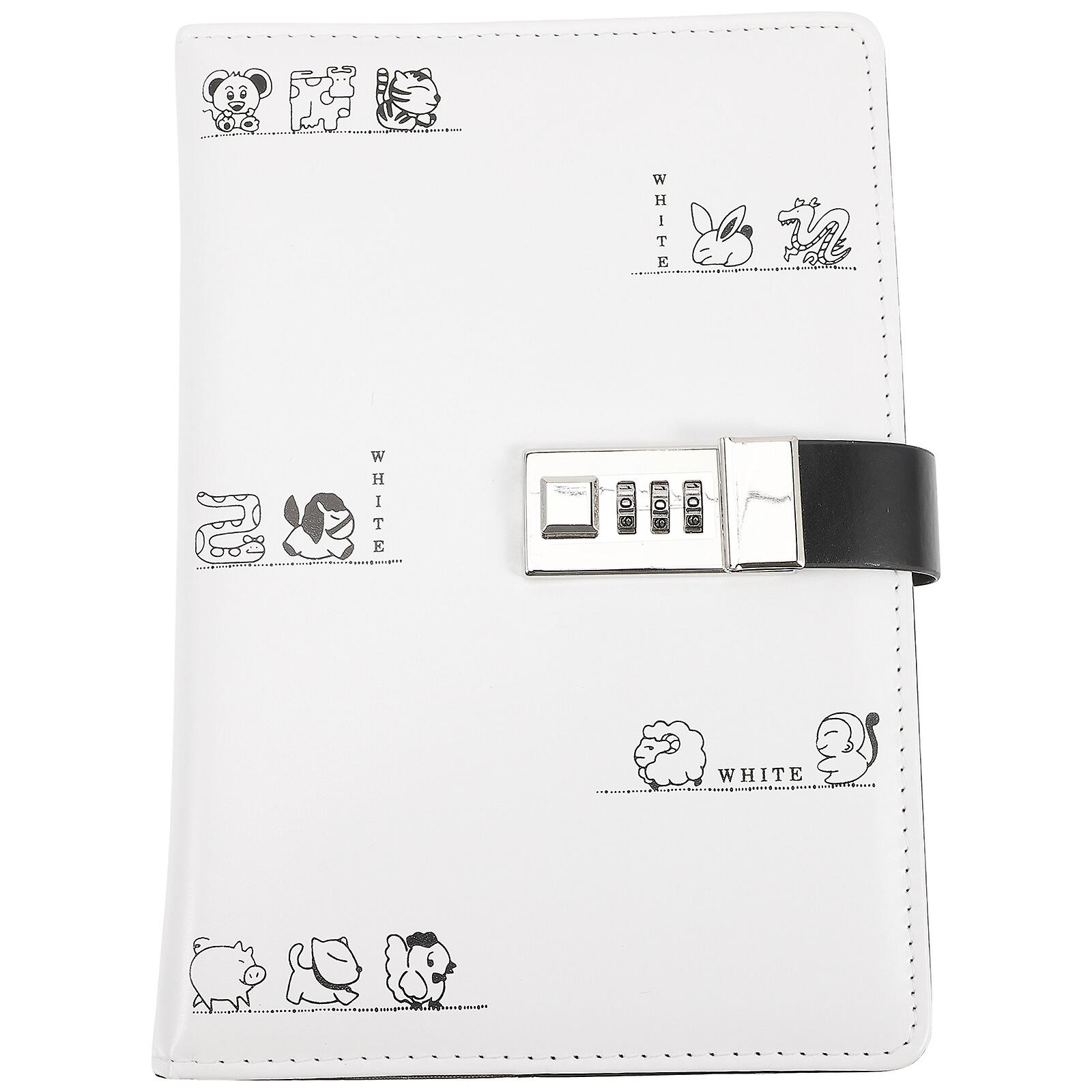 Notebook With Lock Password Notebook Lockable Diary Notebook Cartoon Notebook For Student