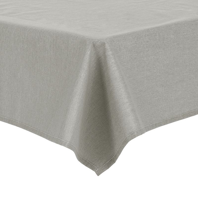 Rectangle Wrinkle-resistant Washable Polyester Linen Table Cover， 47 X 47