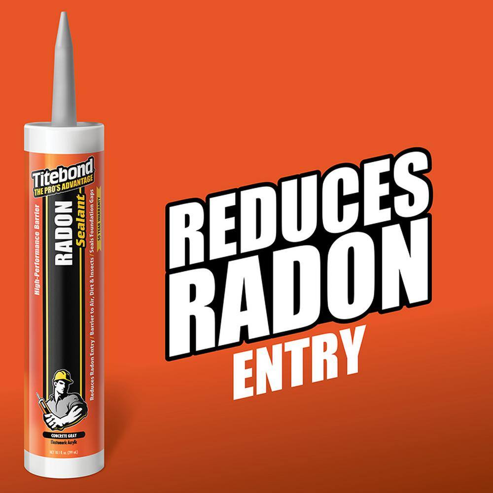 Titebond 10.1 oz. Gray Radon Sealant (12-Pack) 3251A