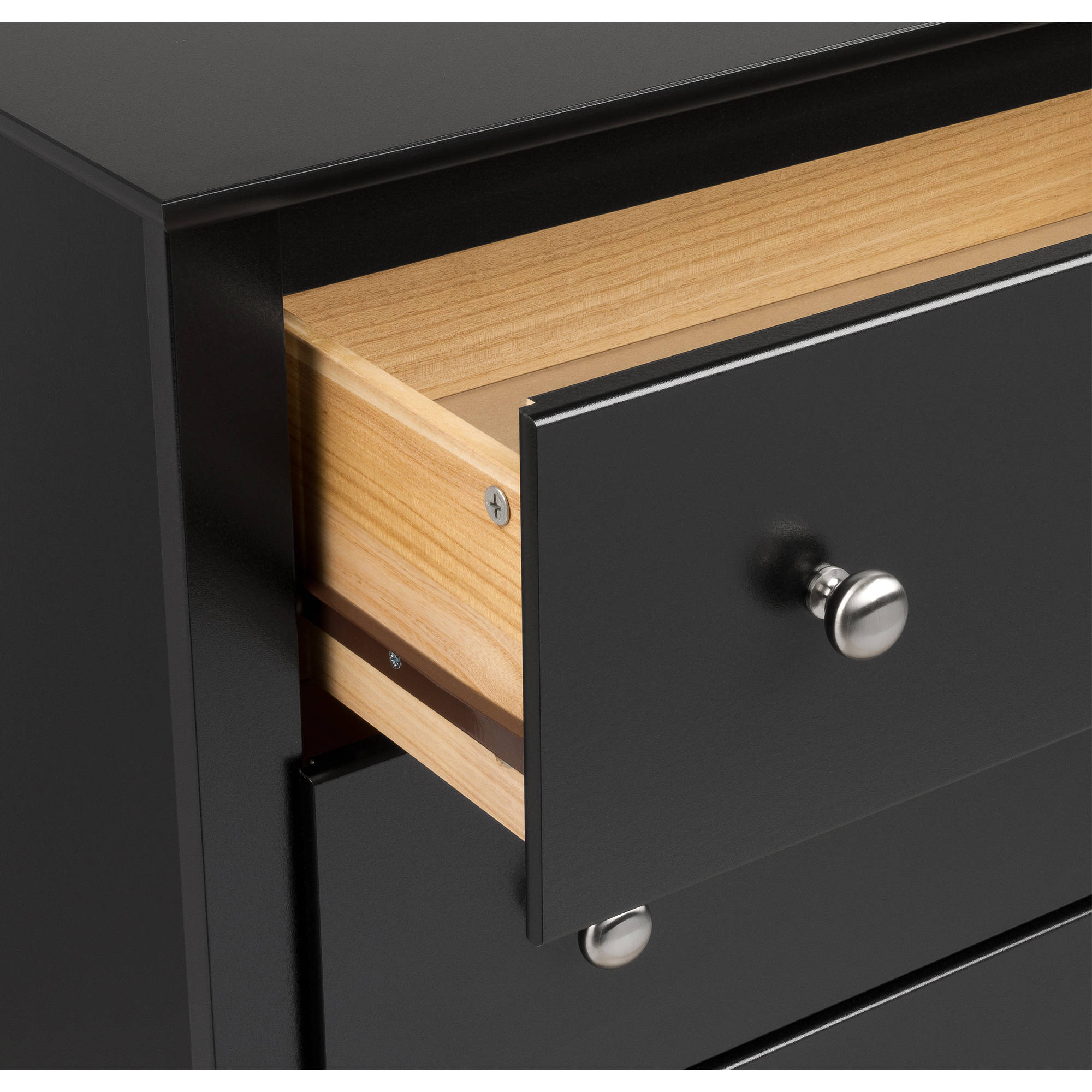 Black Sonoma Tall 6 Drawer Chest