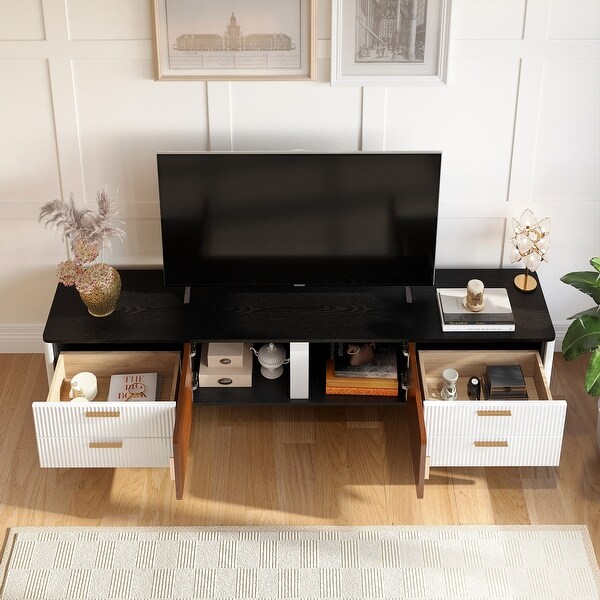 Moasis TV Stand 4-Drawer 78.7