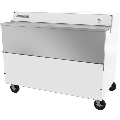 Beverage-Air SMF58HC-1-W - School Milk Cooler - Single Access， Forced Air， White