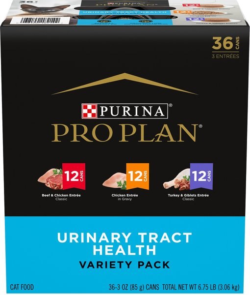 Purina Pro Plan Urinary Tract Health Variety Pack Canned Cat Food