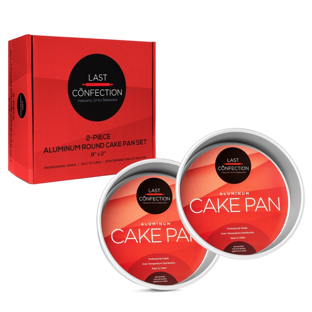 Round Aluminum Cake Pan Sets   Last Confection