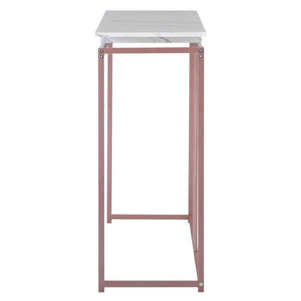 63'' Modern Console Table， Extra Long Entryway Table with Metal Frame for Entryway， Hallway， Living Room， Foyer， Office