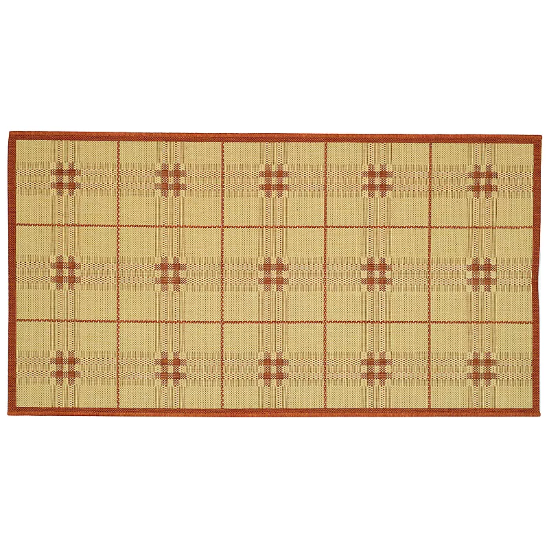 Safavieh Courtyard Plaid Indoor Outdoor Rug