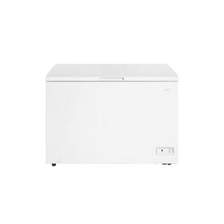 Danby 44 in. 10.0 cu. ft. Manual Defrost Square Model Chest Freezer DOE Garage Ready in White DCF100A6WM