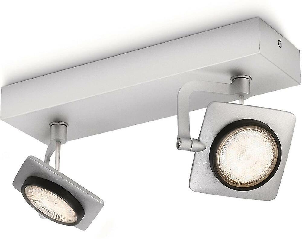 Philips myLiving dimmable warm LED Spotlights Eco and Aluminium finish - 5319248P0