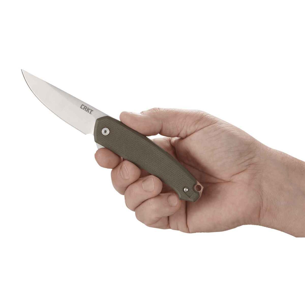 CRKT Tueto 3.28 inch Folding Knife  Olive