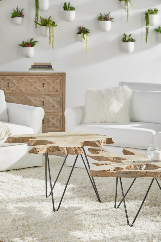 Drift Nesting Coffee Table   Rustic   Coffee Tables   by HedgeApple  Houzz