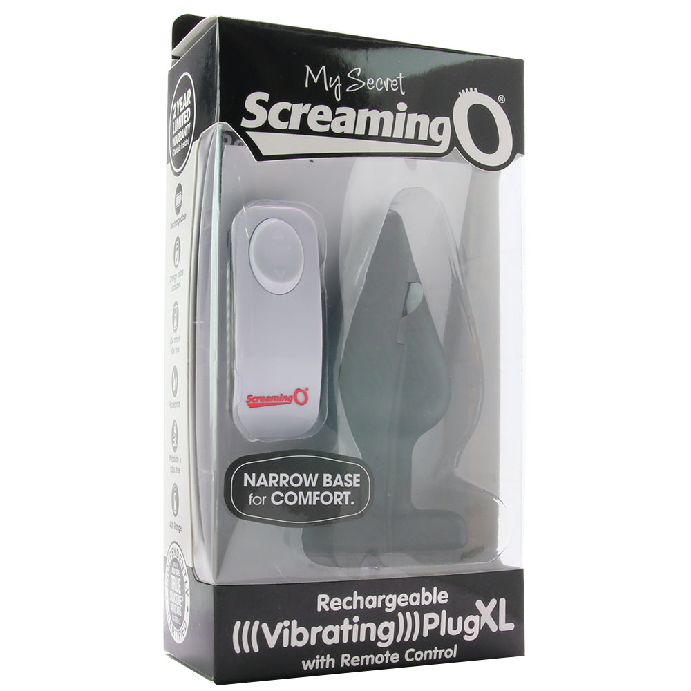 My Secret Remote Vibrating Plug XL in Black