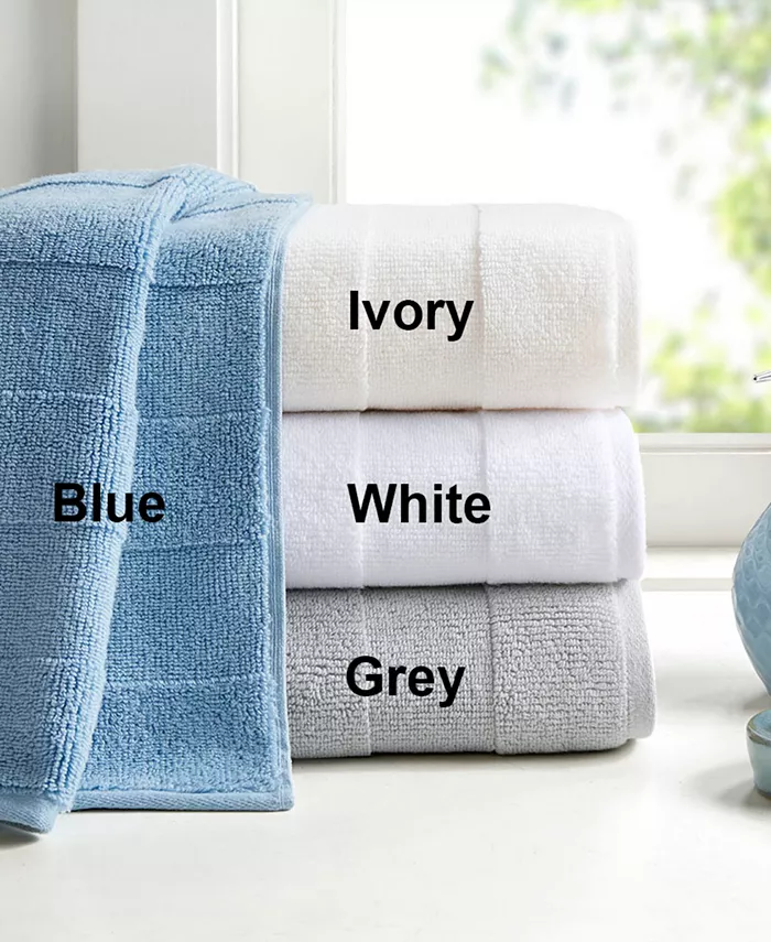 Madison Park Signature CLOSEOUT! Parker Zero-Twist Stripe 6-Pc. Bath Towel Set