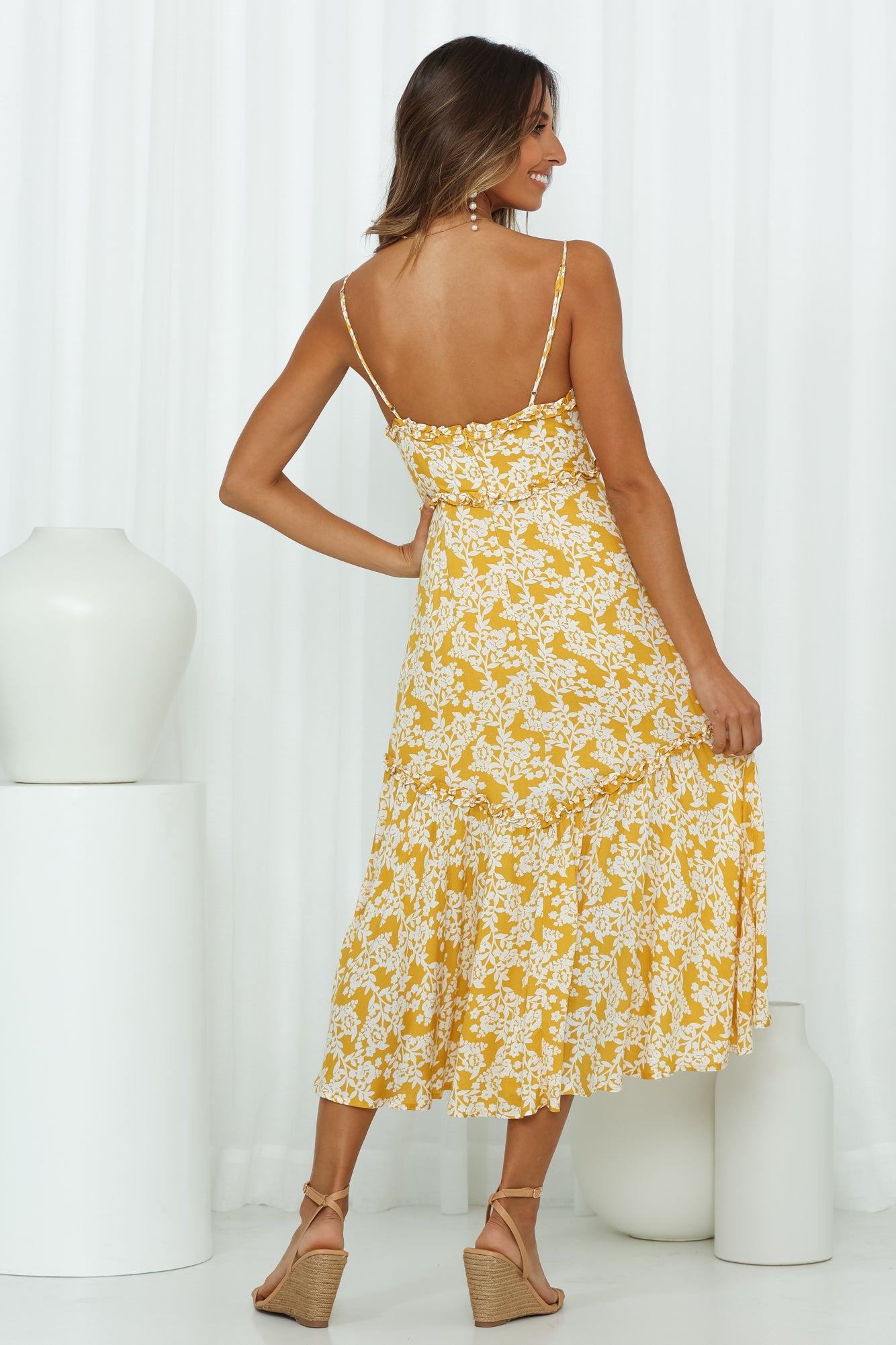 Echoes Of Summer Midi Dress