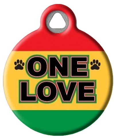 Dog Tag Art One Love Personalized Dog and Cat ID Tag