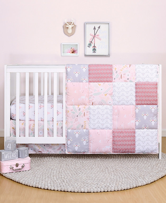 The Peanutshell PS by Meadow 3-Piece Crib Bedding Set