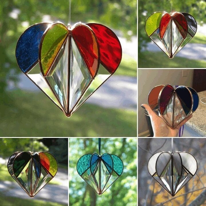 Early Valentine's Day sale-Stained Heart-shaped Suncatcher-BUY 2 FREE SHIPPING