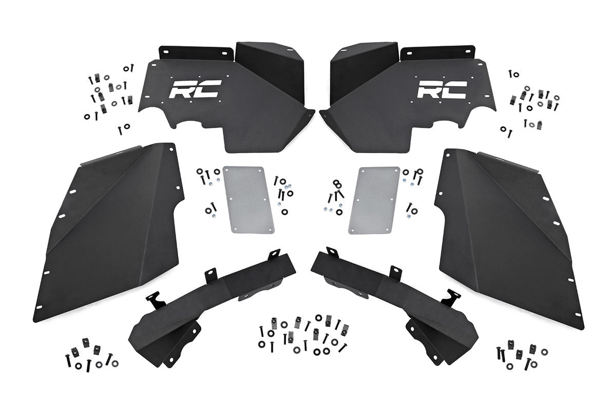 Rough Country Front Inner Fenders for 2007 - 2018 Jeep Wrangler JK - 1195