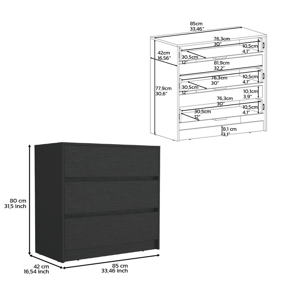 Palmer 3 Drawers Dresser