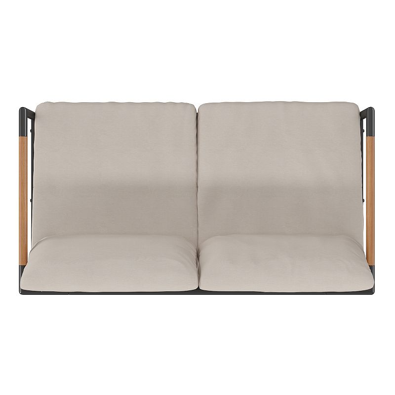 Flash Furniture Indoor / Outdoor Patio Loveseat