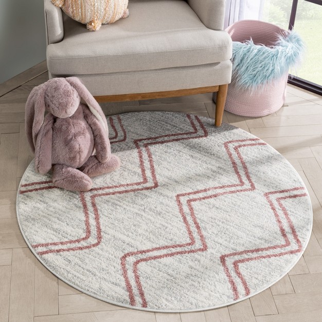 Well Woven Merri Geometric Stripes Stain resistant Area Rug