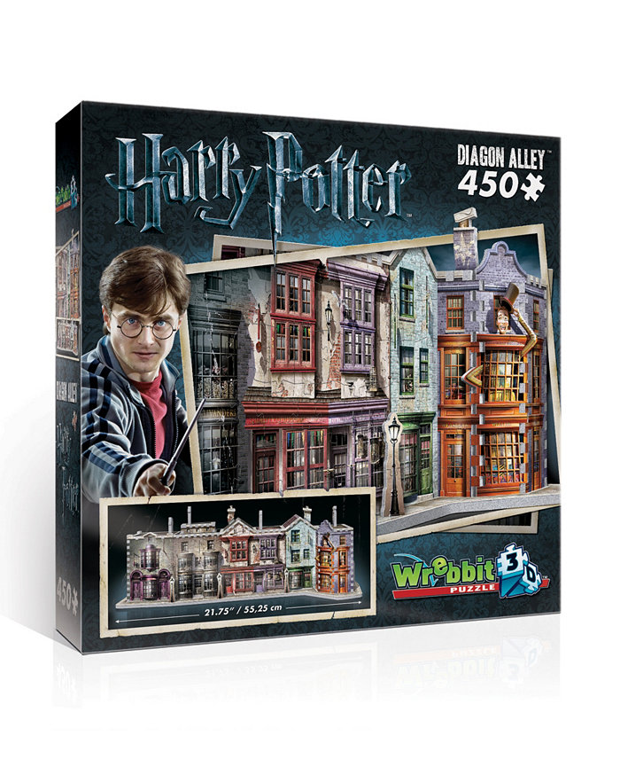 Wrebbit Harry Potter Collection - Diagon Alley 3D Puzzle- 450 Pieces