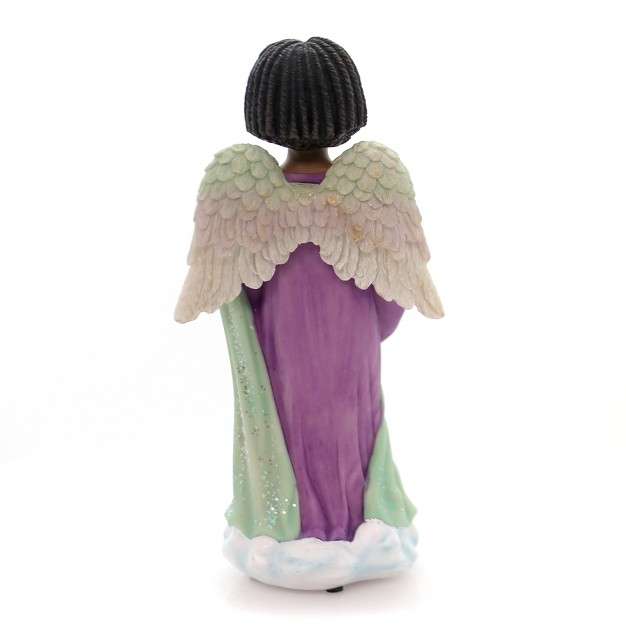 Black Art Angel Of Holiness One Figurine 7 5 Inches Inspiration 71012 Polyresin Multicolored