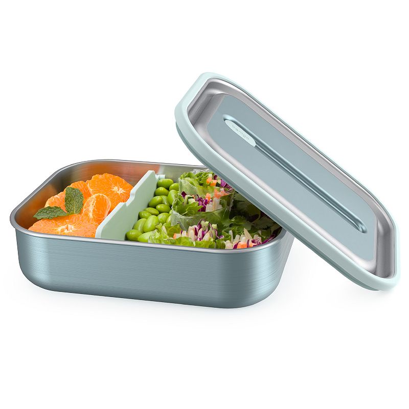 Neutral Bentgo Stainless Leak-Proof Bento-Style Lunch Box with Removable Divider