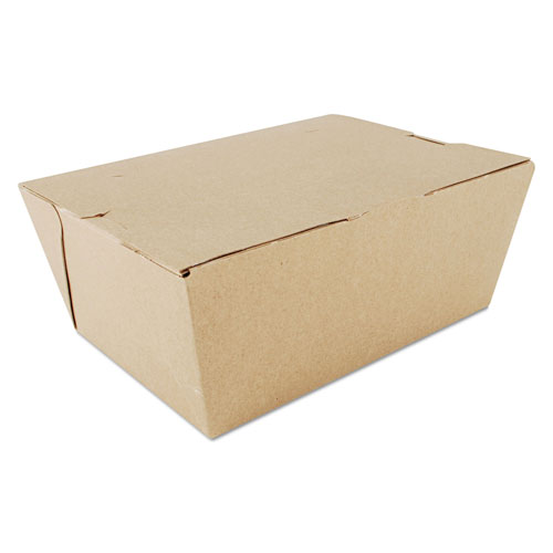 Southern Champion SCT ChampPak Carryout Boxes | #4， Kraft， 7.75 x 5.5 x 3.5， 160