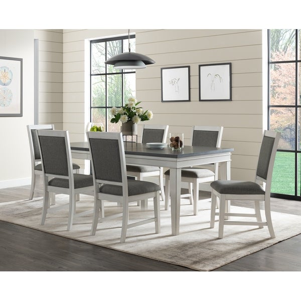 Whitehaven Solid Wood Linen Dining Room Chairs (Set of 2)